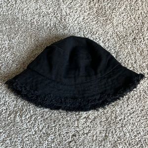 Urban Outfitters Black Corduroy Bucket Hat